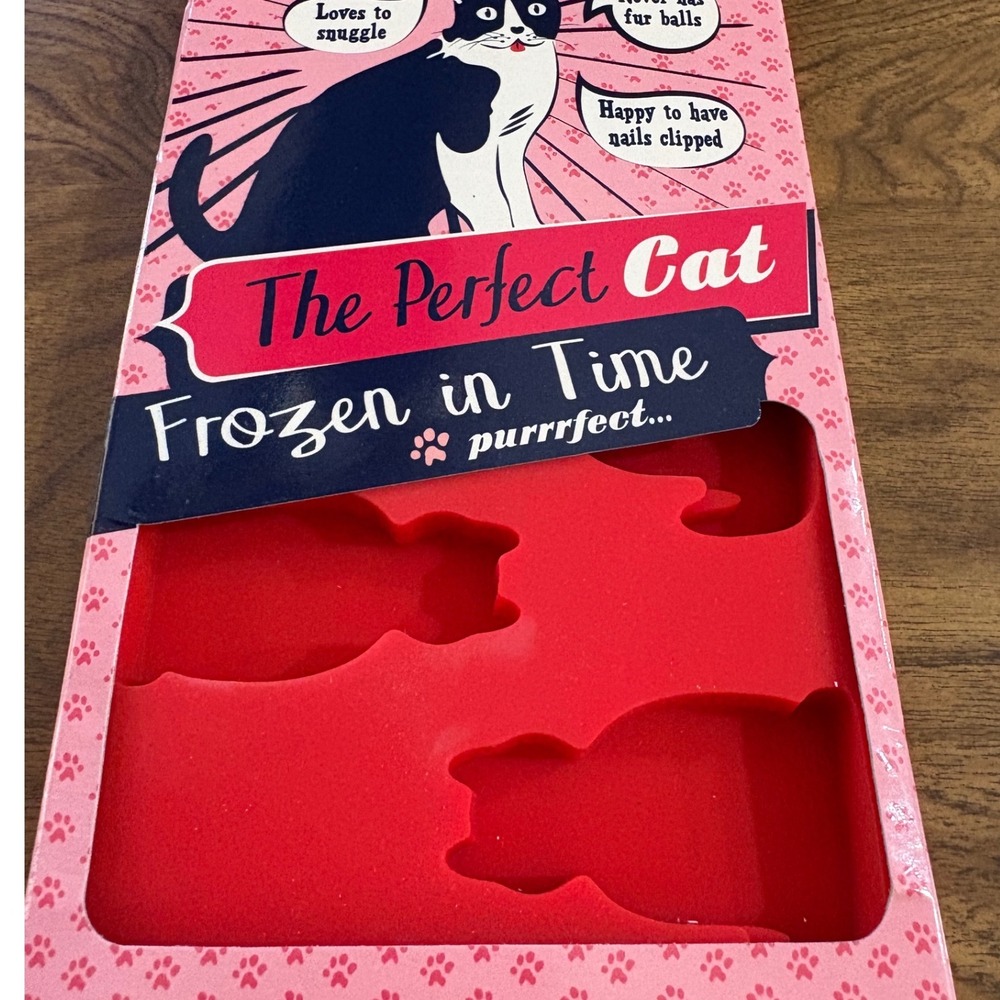 The Perfect Cat Frozen in Time Silicone Mold Tray Chocolate Jello Ice Cube - Picture 3 of 8